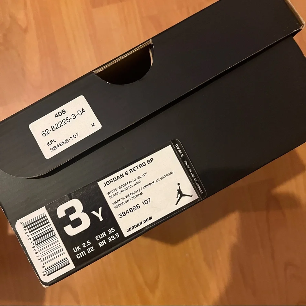 Jordan 6 Retro Bp Youth Sneakers
